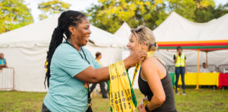 Reggae Marathon medal awarded